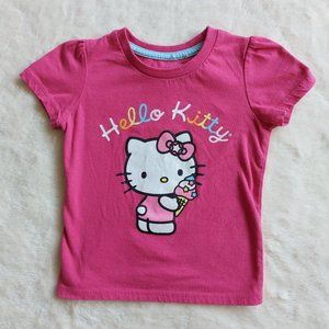 Hello Kitty Kids Pink 3T Graphic Tee